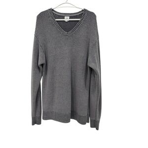 GAP Men's 100% Cotton Gray‎ V Neck Sweater Size L